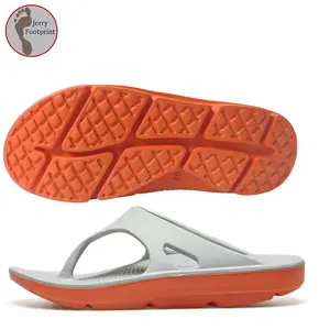 CUSTOM Wholesale Indoor Outdoor EVA Injection Phylon Sandals Thong Foot Pain Relief Arch Support Recovery Slipper