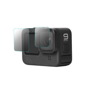 HOSHI-Película protectora para <span class=keywords><strong>GoPro</strong></span> <span class=keywords><strong>Hero9</strong></span>, película templada antiarañazos, antigrietas, a prueba de aceite, a prueba de huellas dactilares, HD, a prueba de explosiones - Product Image 6