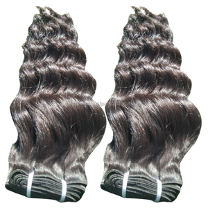 Extensions de cheveux vierges Remy de luxe indonésiennes avec trame double machine, texture personnalisée, cheveux humains bruts - Product Image 5