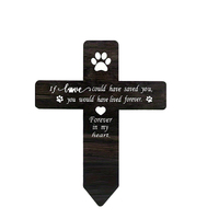 Pet Memorial Fournitures Funéraires Cimetière Plaque Funéraire Chien Empreinte Insérer Jardin Cour Décoration