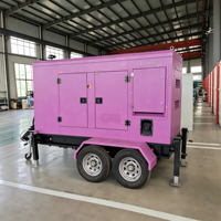 Groupe électrogène mobile monté sur remorque, assemblage modulaire pour un remplacement facile des composants et des travaux de réparation sur site