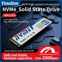 قرص صلب داخلي جديد من Ymeiton OEM M.2 NVMe SSD عالي السرعة 2280 SATA بغلاف بلاستيكي سعة 256 جيجا-1 تيرابايت لاسلكي