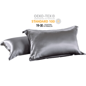 Taie d'oreiller en soie biologique double face 100%, taie d'oreiller en soie de luxe abordable - Product Image 4