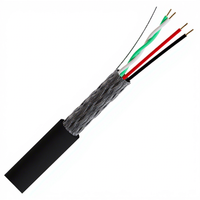 BEIDI Hochwertiges AWM 2725 Mehradriges Kabel 22AWG 24AWG Aluminiumfolie 4-Adrig Abgeschirmtes Geflochtenes USB-Datenkabel