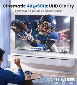 พรีเมี่ยม USB C Type C ไปยัง HDTV สายอะแดปเตอร์4K60Hz อะแดปเตอร์สำหรับแล็ปท็อป MacBook Pro <span class=keywords><strong>Air</strong></span> Dell XPS พื้นผิว <span class=keywords><strong>iPad</strong></span> Pro ฯลฯ - Product Image 3