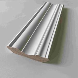 Moulures de plafond en bois de pin élégantes, blanches, apprêtées, modernes, pour la décoration de plafond d'hôtel - Product Image 1