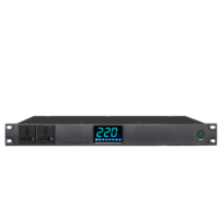 Aode S10 Séquenceur audio professionnel 8 canaux, sortie audio mono, écran rétroéclairé, 220V, montage sur table, équipement audio pour KTV et sonorisation en direct