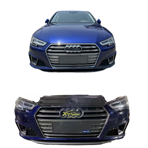 Alta calidad utilizada para Audi A4L <span class=keywords><strong>2019</strong></span> parachoques delantero rejilla capó faro radiador Radar arnés - Product Image 1