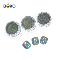 BOKO échantillon gratuit pigment holographique coloré magique poudre libre Laser bricolage Nail Art et voiture impression laser pigment poudre