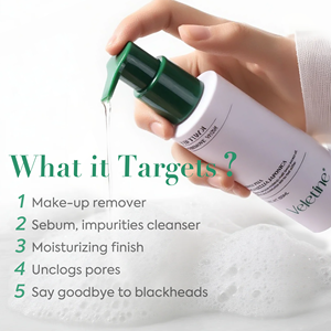 Veletine 2 in 1 Kruiden Make-up Remover Olie Reinigende Acne Controle Hydraterende Huidverzorging Gezichtsreiniger 150ml Alle Huidtypen - Product Image 5