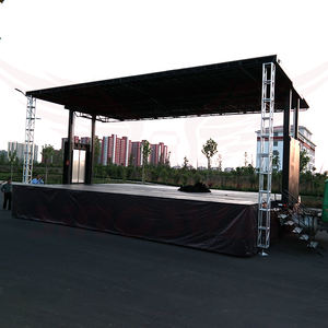 SINOSWAN ST100 Palco Mobile su Rimorchio Idraulico 33x30ft 10x9m per Concerti e Manifestazioni Evangeliche per 5000-10000 Persone - Product Image 4