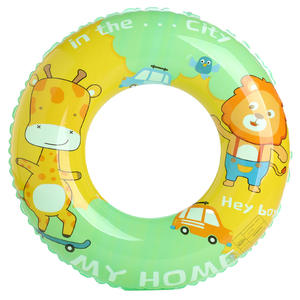 Flotador Inflable para Niños Xiaolu, Diseño Animal, Anillo de Natación para Piscina, Grueso, con Patrón de Jirafa y León - Product Image 5