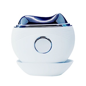 Masseur facial portatif pour la maison, Gua Sha, vibration, micro-courant, lampe de beauté, compresse froide et chaude, appareil de lifting du visage et du cou, recharge USB - Product Image 1