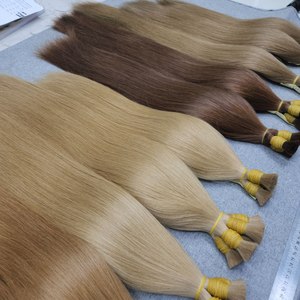 วิกผมคนผมดิบแบบหนาและเรียบเนียนผมต่อผมธรรมชาติและผมตรง - Product Image 6