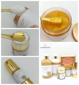 Kein LOGO Eigenmarke Bio Koreanische Aufhellung Aufhellung Anti-Aging Anti-Akne Luxus 24 Karat Gold Hautpflege Set für Damen