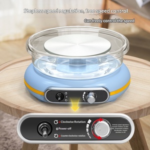 Machine à <span class=keywords><strong>poterie</strong></span> électrique Bview Art Blue, modèle portable avec réglage de vitesse progressif, outil d'enseignement pour la fabrication de <span class=keywords><strong>poterie</strong></span> DIY - Product Image 3