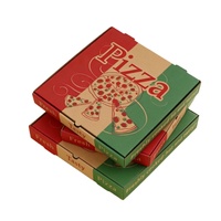 Boîte à pizza à emporter en gros, carton ondulé, impression de logo personnalisée, 8 10 12 14 16 pouces, boîte à pizza carrée blanche avec logo