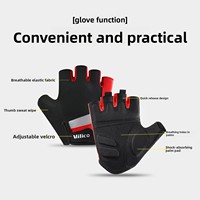 Gants de sport personnalisés avec logo, demi-doigts, pour musculation, rembourrés, antidérapants, respirants, absorbant les chocs, pour cyclisme et entraînement, OEM
