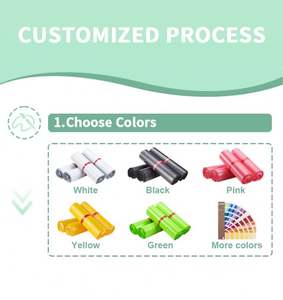 Bolsas de Correo de Plástico Blanco, Bolsas de Polietileno para Envíos, Autosellables, Biodegradables, Lisas, Sobres de Envío, Bolsas de Embalaje - Product Image 4