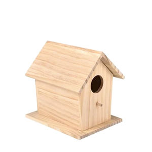 Nichoir et mangeoire à oiseaux en bois non peints, kit de bricolage en bois pour enfants à construire et peindre, arts et artisanat - Product Image 3