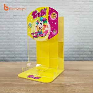 Reasonable Price Custom Retail Stores Plexiglass Candy Shelves / Acrylic Bulk Food Dispenser
