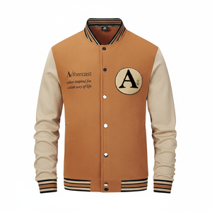 Chaquetas universitarias de alta calidad para hombre, cuello levantado, su propio diseño, ropa de invierno, mangas completas, venta al por mayor, chaquetas universitarias para hombre - Product Image 1