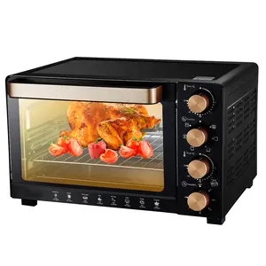 45L 100-250 תואר מתכוונן חשמלי טוסטר תנור אפיית תנור השיש תנור עם חם צלחת