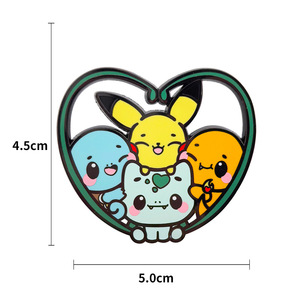 Nuevo Diseño, 5cm, Alta Calidad, Pin Metálico Esmaltado <span class=keywords><strong>de</strong></span> Poke Monster Pika, para Decoración <span class=keywords><strong>de</strong></span> Mochilas y Ropa - Product Image 3