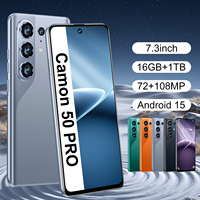 Camon 50 Pro résistant aux éclaboussures 16 Go 1 To Android 15 8000 mAh 5G LTE Double SIM Face ID GPS Écran 7,3 pouces Jeunesse B2B Gaming