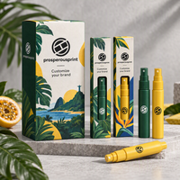 Boîte pliante personnalisée pour spray buccal, emballage en carton imprimé pour cosmétiques