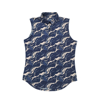 Tenues de golf pour femmes, polo sans manches, tissu extensible 4 directions, doux et respirant, design personnalisé, ensemble de golf athlétique pour femmes, OEM ODM
