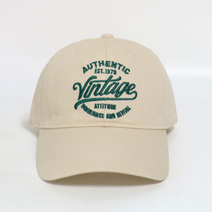 หมวกแก๊ปเบสบอลปรับได้สำหรับผู้ใหญ่ปรับได้6แผงหมวกของพ่อแบบลำลองยูนิเซ็กซ์ลายปักโลโก้ตามสั่ง - Product Image 2