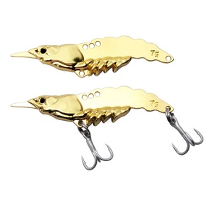 Aleación de zinc VIB 8 colores señuelo cebo pesca de agua dulce Camarón simulado calamar <span class=keywords><strong>boca</strong></span> <span class=keywords><strong>pez</strong></span> mandarín - Product Image 6