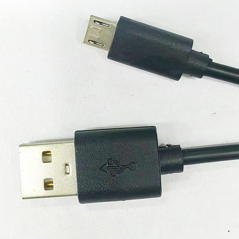 Câble micro USB noir de 1 mètre avec sac