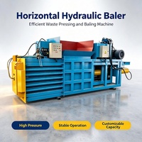 Presse à balles économique de 1500 kg/balle pour bouteilles en plastique