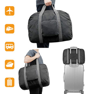 Almacenamiento DE EQUIPAJE DE VIAJE plegable deportes gimnasio resistente al agua Nylon Ripstop Duffle Bag Weekender bolsas de mano para hombres y mujeres - Product Image 6