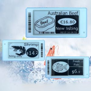 Étiquettes de prix numériques E-Ink pour supermarché, environnement congelé, NFC, BLE, 2,4 GHz, étiquettes de prix électroniques ESL à basse température - Product Image 1