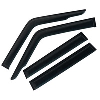 Visière de porte de fenêtre noire pour toyota prado land cruiser fj70 2007 accessoires pare-pluie déflecteur de vent