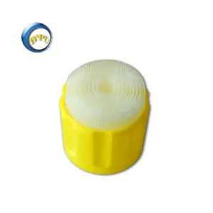 plastic cap with brush for foam cleaning cover with aerosol caps