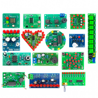 Kit de Bricolaje Electrónico, Kit de Práctica Divertido con Alimentación de CC 5V, Diseño MCU de Velocidad Ajustable para Soldadura Electrónica