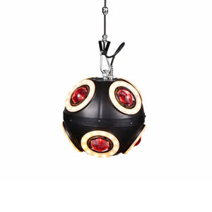 Système de projecteurs à balles LED RGBW 8*12W avec treuil, effets cinétiques, kit de couleurs, lumières de scène, <span class=keywords><strong>danse</strong></span> en direct, contrôle DMX512 - Product Image 4