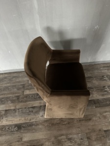 Sillón de Comedor Moderno de Estilo Italiano, Madera Sólida, Tapicería de Tela, Contrachapado, para Hogar, Oficina, Hotel, Sillón Artiss - Product Image 4