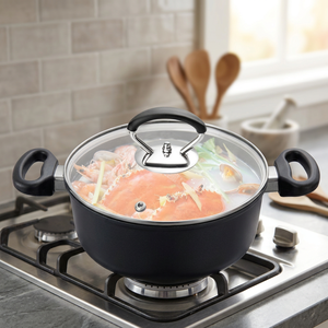 Poignée de couvercle de casserole universelle en acier inoxydable noire, résistante au four, accessoire de cuisine avec garantie de 36 mois, fabriquée dans le Zhejiang - Product Image 4