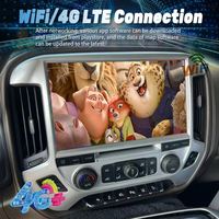 Autoradio Android 13,3 pouces pour Chevrolet Silverado 1500 2018 Chevrolet GMC Sierra 2014-2020 Lecteur multimédia GPS Navigation