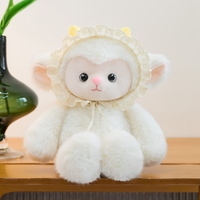 Jouet en peluche moelleux personnalisable avec rembourrage en coton PP, animal en peluche doux pour bébés de 2 à 4 ans