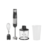 Mini mixeur plongeant multifonction 4-en-1 sans fil avec 3 accessoires, mixeur-presse-agrumes électrique
