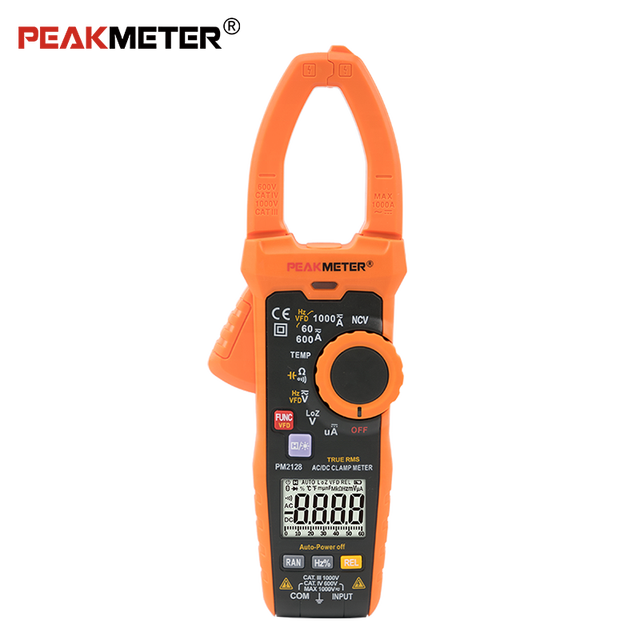 PM2128 High Voltage Digital Electric Tool Auto Range Clamp Meter Multimeter Analogue Bar Graph Meter True RMS