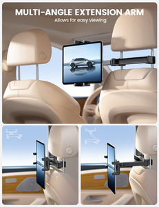 ที่วางแท็บเล็ตในรถยนต์ Lamicall STCH04 สำหรับวางบนพนักพิงศีรษะ รองรับเคสหนา ที่วางโทรศัพท์อเนกประสงค์ ขาตั้งเบาะหลังแบบปรับได้ สำหรับเด็ก - Product Image 3