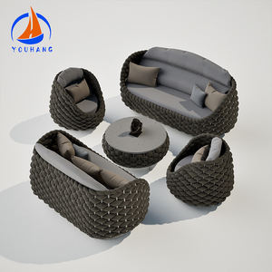 Maison salon <span class=keywords><strong>de</strong></span> <span class=keywords><strong>jardin</strong></span> <span class=keywords><strong>de</strong></span> luxe <span class=keywords><strong>hesperide</strong></span> polynesia garten lounge geflochten divano esterno corda - Product Image 1