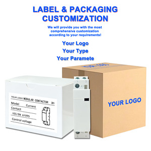 Handele ลิฟท์ HDH8-80 4P 80A 4NO ไฟฟ้า AC CONTACTOR, คอยล์โมดูลาร์400V 3เฟส230/240V ควบคุมแรงดันราง DIN - Product Image 5